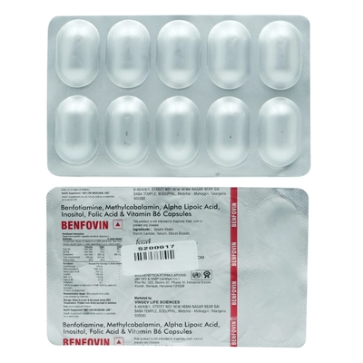 Benfovin Capsule 10's, Pack of 10 CAPSULES