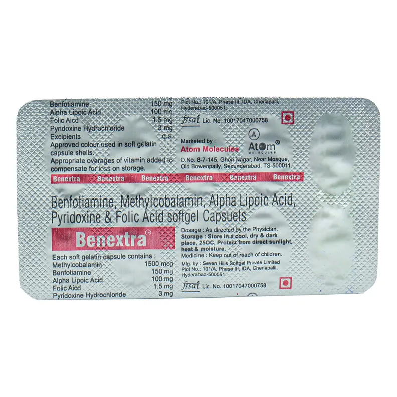 Buy Benextra Softgel Capsule online | Uses, Side Effects, Price and ...