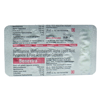 Benextra Softgel Capsule 10's, Pack of 10 CapsuleS