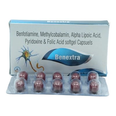 Benextra Softgel Capsule 10's, Pack of 10 CapsuleS