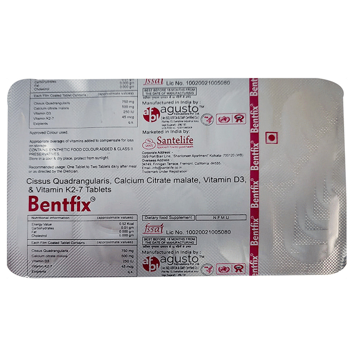 Bentfix Tablet 10's, Pack of 10 Bentfix Tablet 10's, Pack of 10