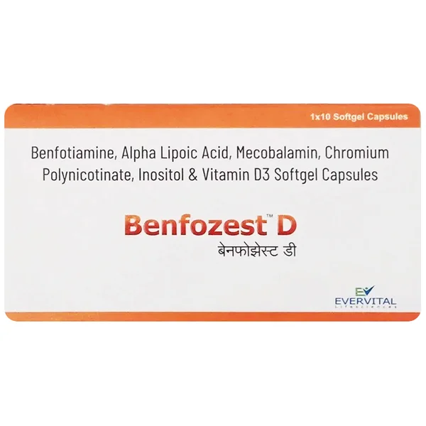 Benfozest D Capsules, Pack of 10