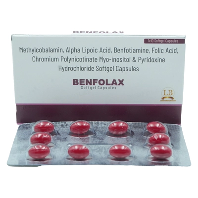 Benfolax Softgel Capsule 10's, Pack of 10