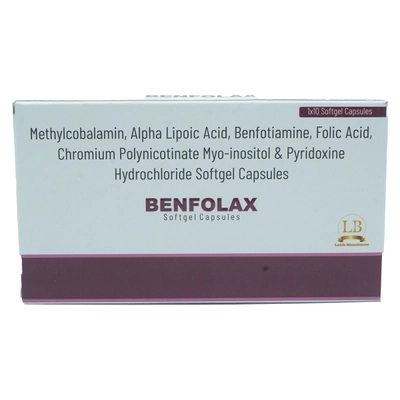 Benfolax Softgel Capsule 10's, Pack of 10