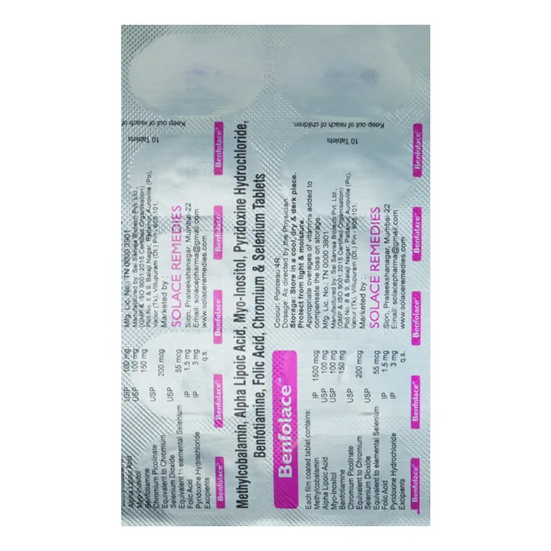 Buy Benfolace Tablet | 19 Minutes Delivery | Apollo Pharmacy