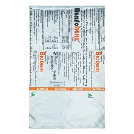 Benfohenz Tablet 10's