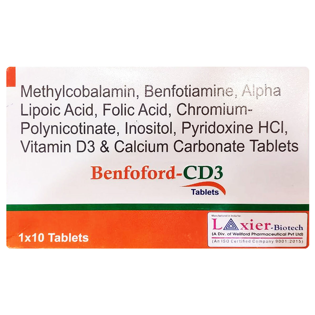 Buy Benfoford-CD3 Tablet 10's | 19 Minutes Delivery | Apollo Pharmacy
