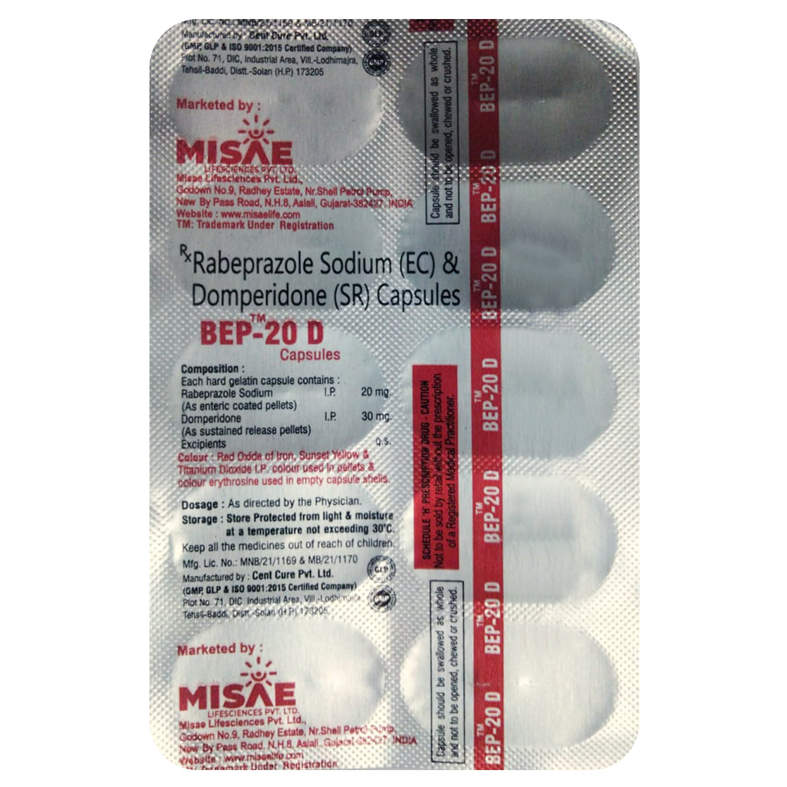 Bep-20 D Capsule 10's, Pack of 10 Bep-20 D Capsule 10's, Pack of 10