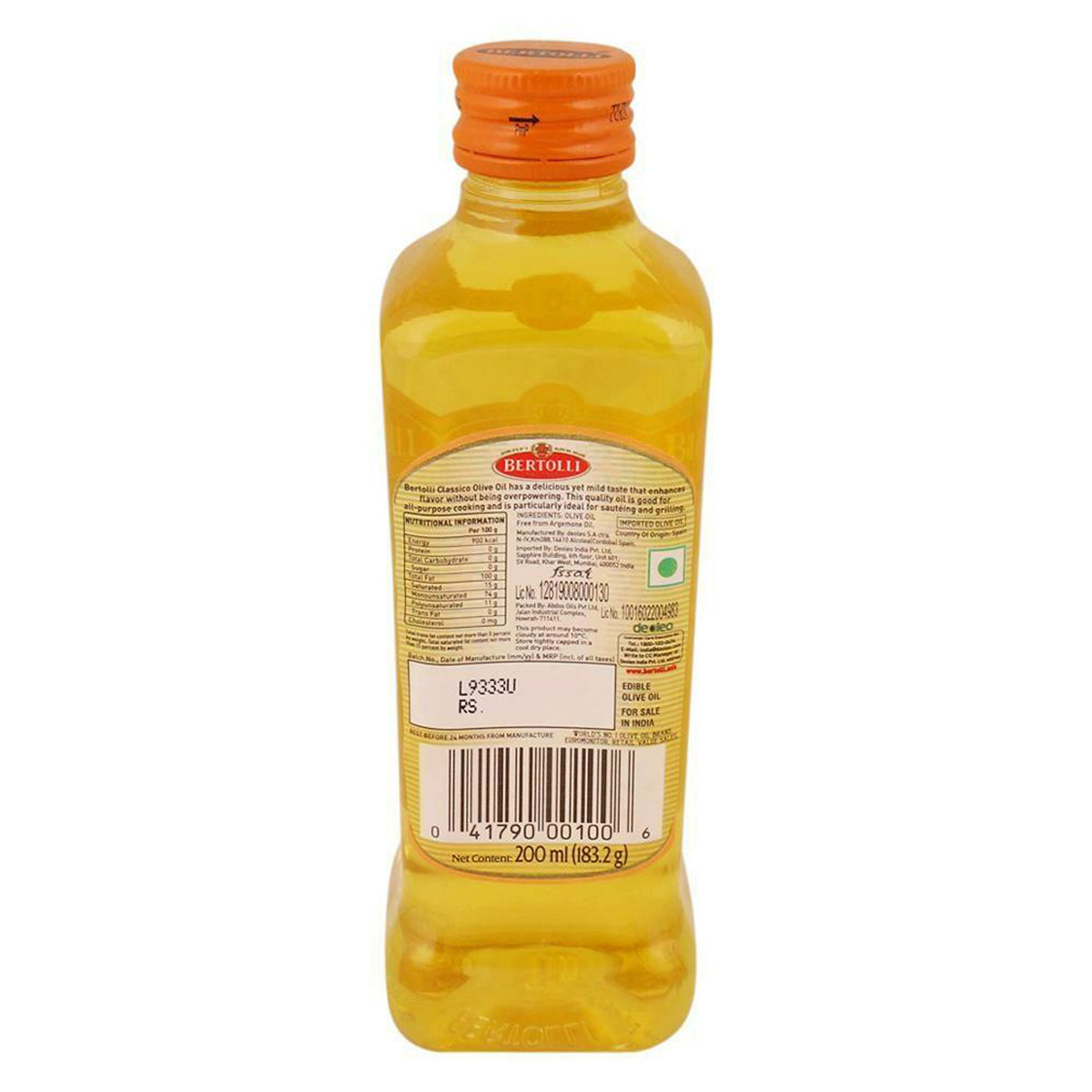 Bertolli Classico Olive Oil, 200 ml, Pack of 1 Bertolli Classico Olive Oil, 200 ml, Pack of 1