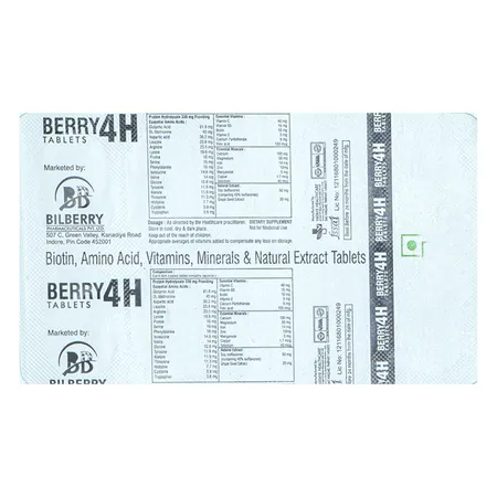 Berry 4H Tablet 10's