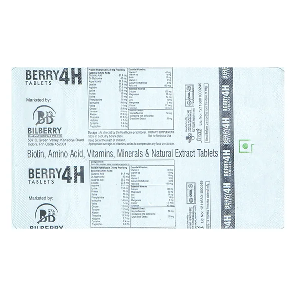 Berry 4H Tablet 10's