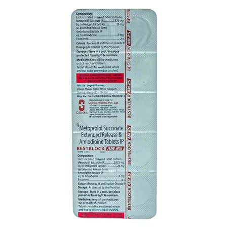 Bestblock AM 25 Tablet 10's