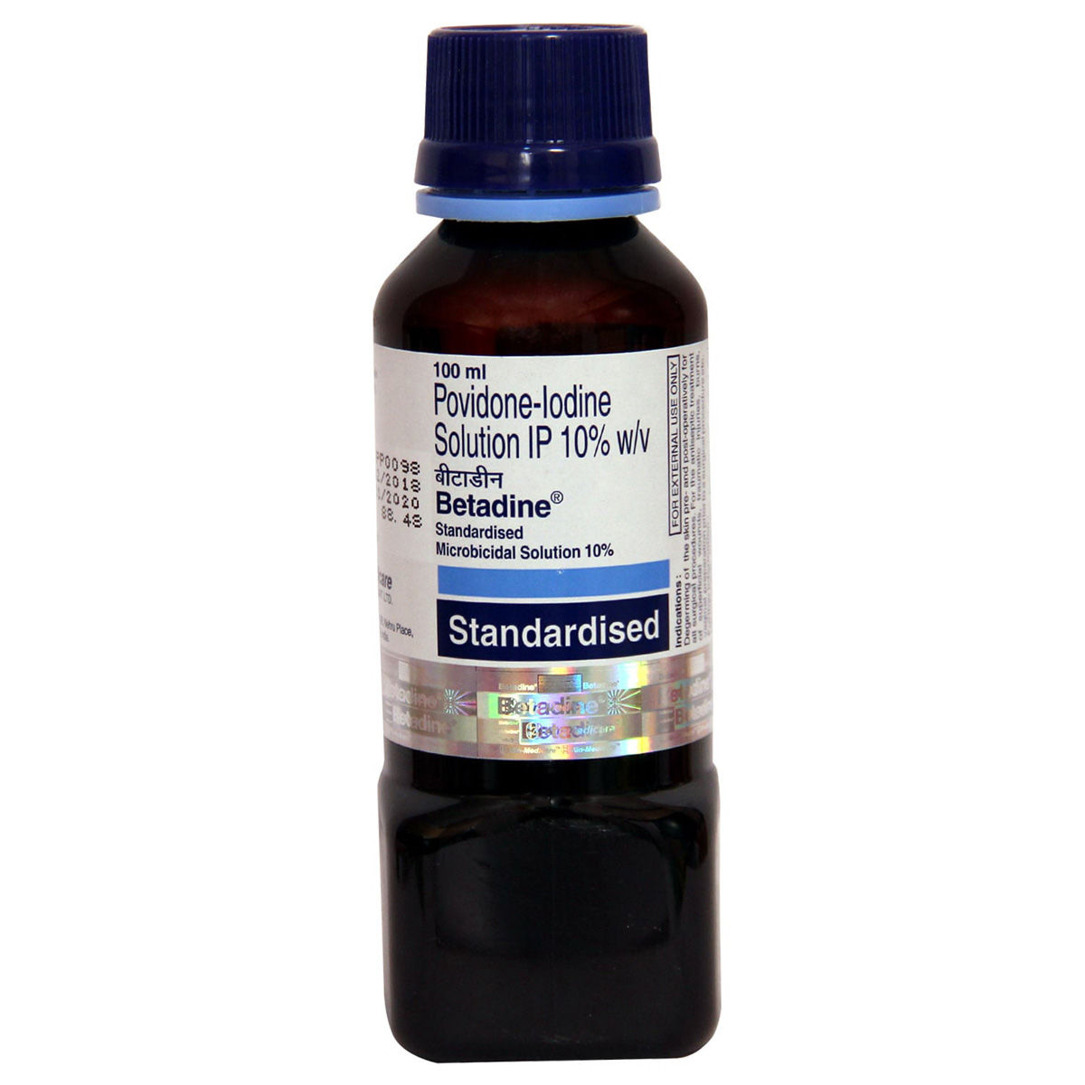 Composition: 5% Betadine Povidone Iodine Solution, Packaging Size