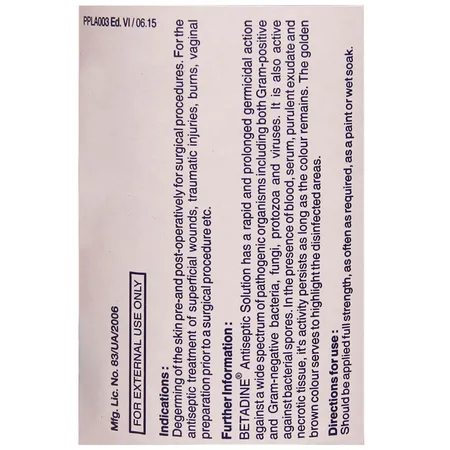 Betadine 5% Solution 500 ml
