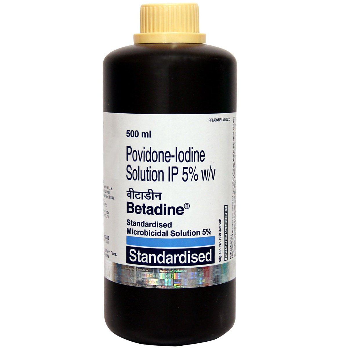 Betadine 5% Solution 500 ml, Pack of 1 SOLUTION Betadine 5% Solution 500 ml, Pack of 1 SOLUTION