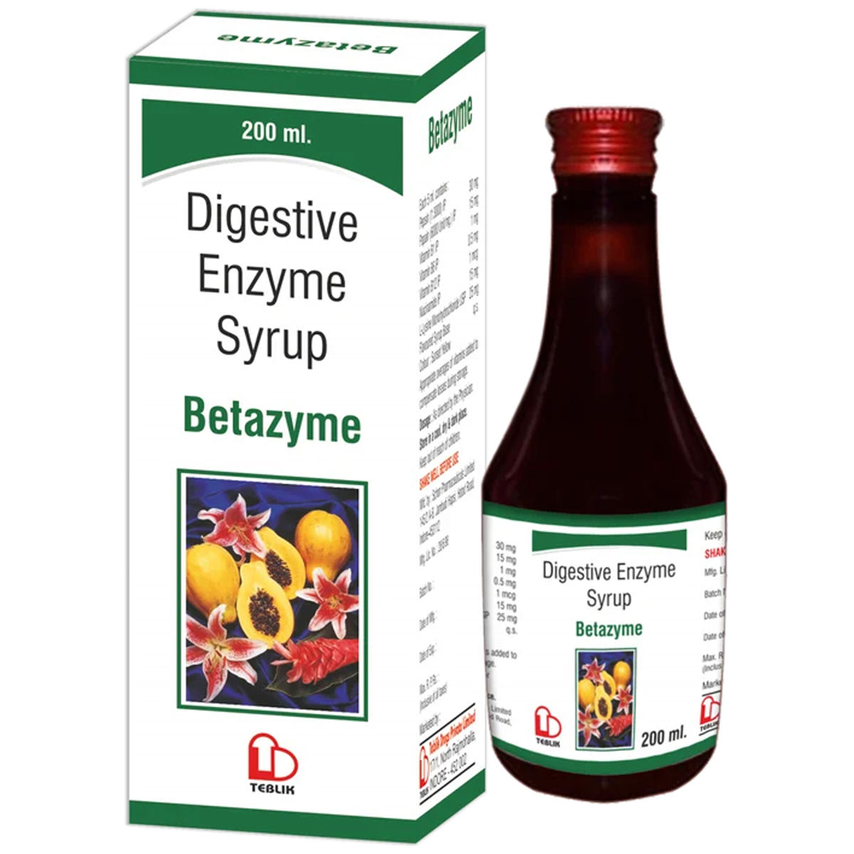 Buy Betazyme Syrup 200 ml Online