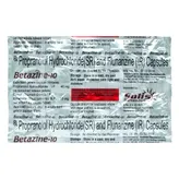 Betazine-10 mg Softgel Capsule 10's, Pack of 10 CapsuleS