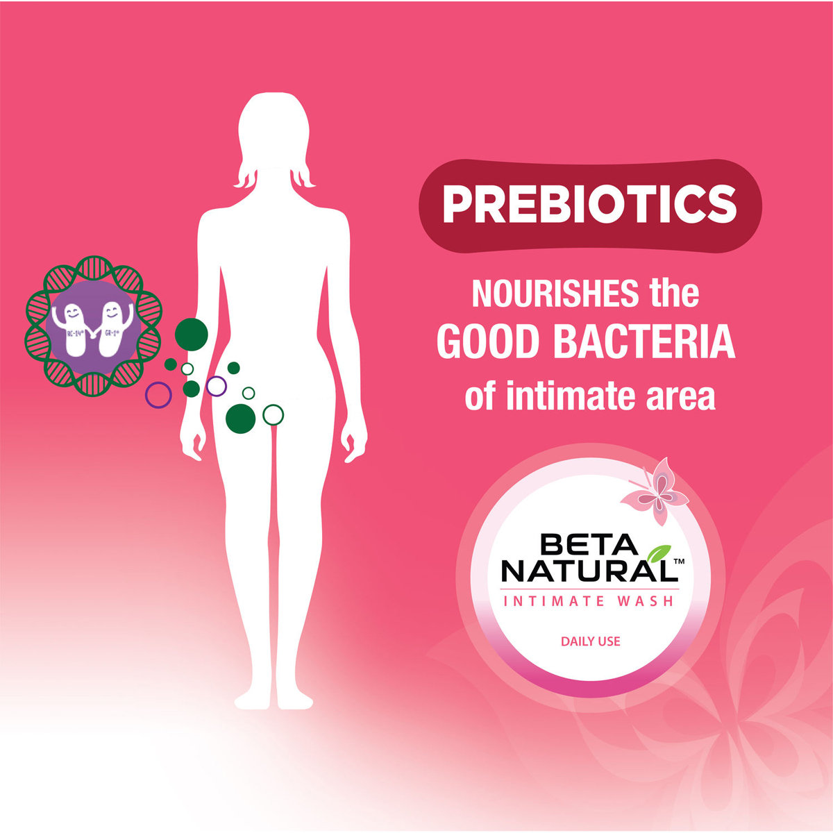 Beta Natural Intimate Wash Moisturizing Calendula 100 ml, Pack of 1 Beta Natural Intimate Wash Moisturizing Calendula 100 ml, Pack of 1