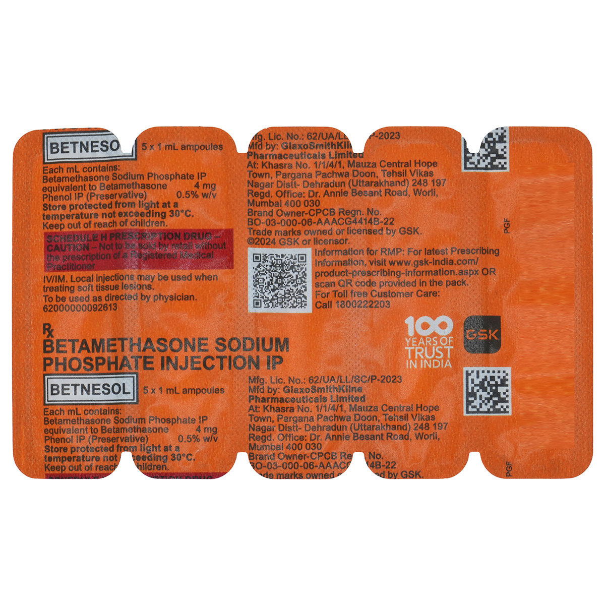 Betnesol Injection 5 x 1 ml Betnesol Injection 5 x 1 ml