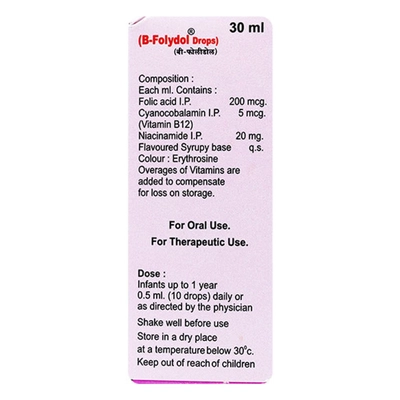 B Folydol Drops 1's, Pack of 1 ORAL DROPS