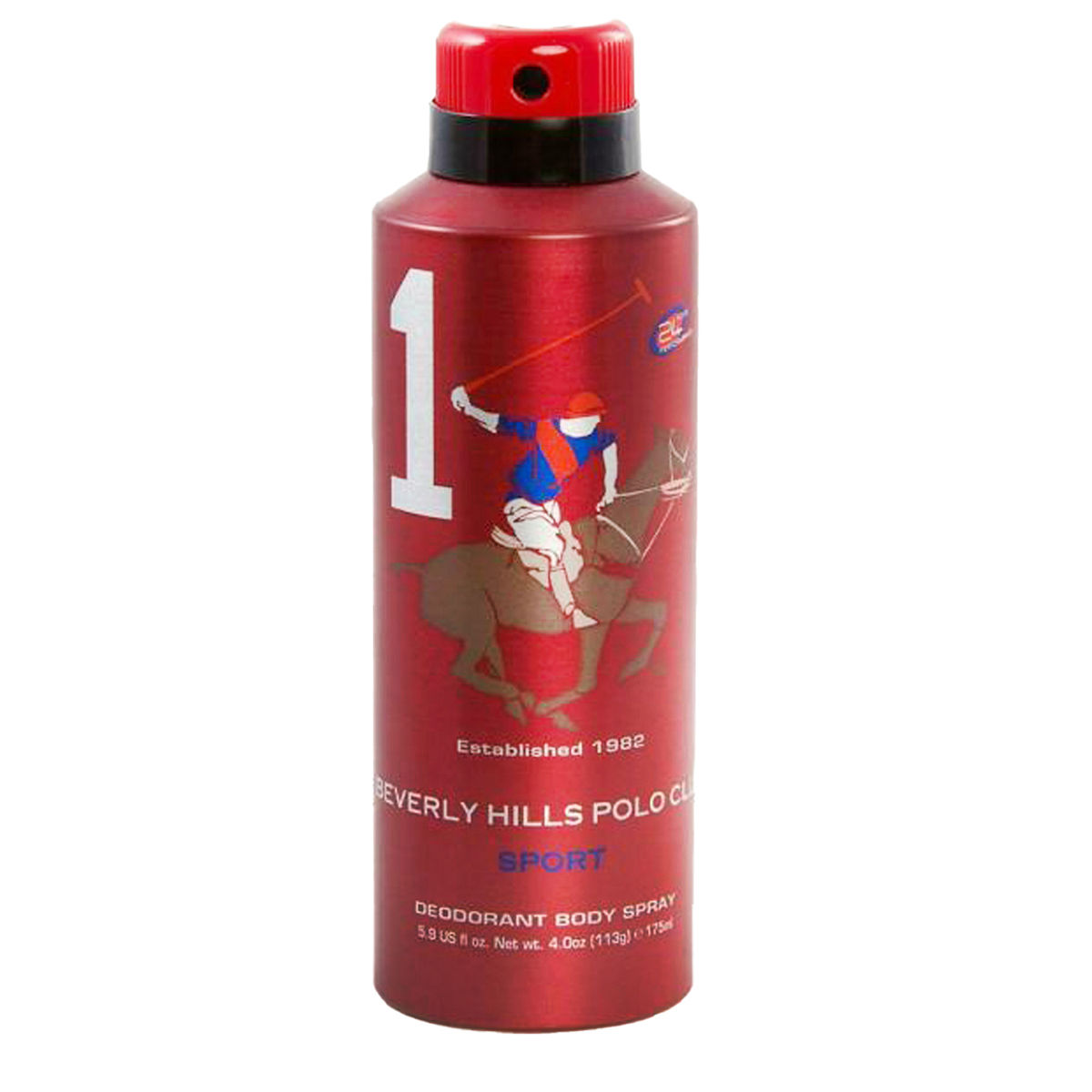 Buy Beverly Hills Polo Club Sport Number One Deodorant Body Spray For Men, 175 ml Online