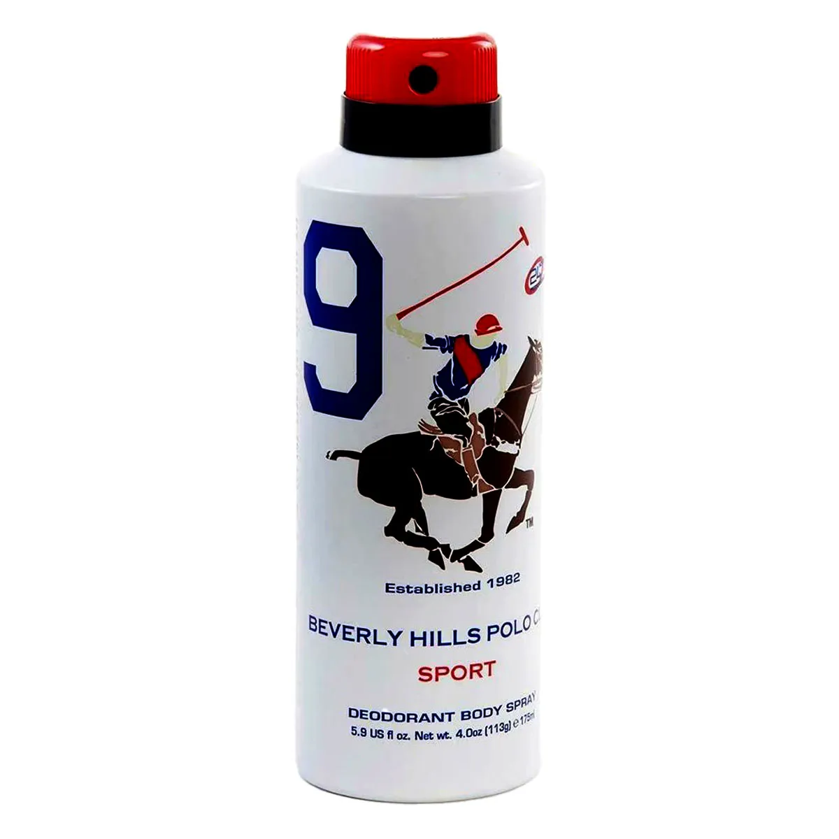 Beverly Hills Polo Club Sport Number Nine Deodorant Body Spray For Men, 175  ml