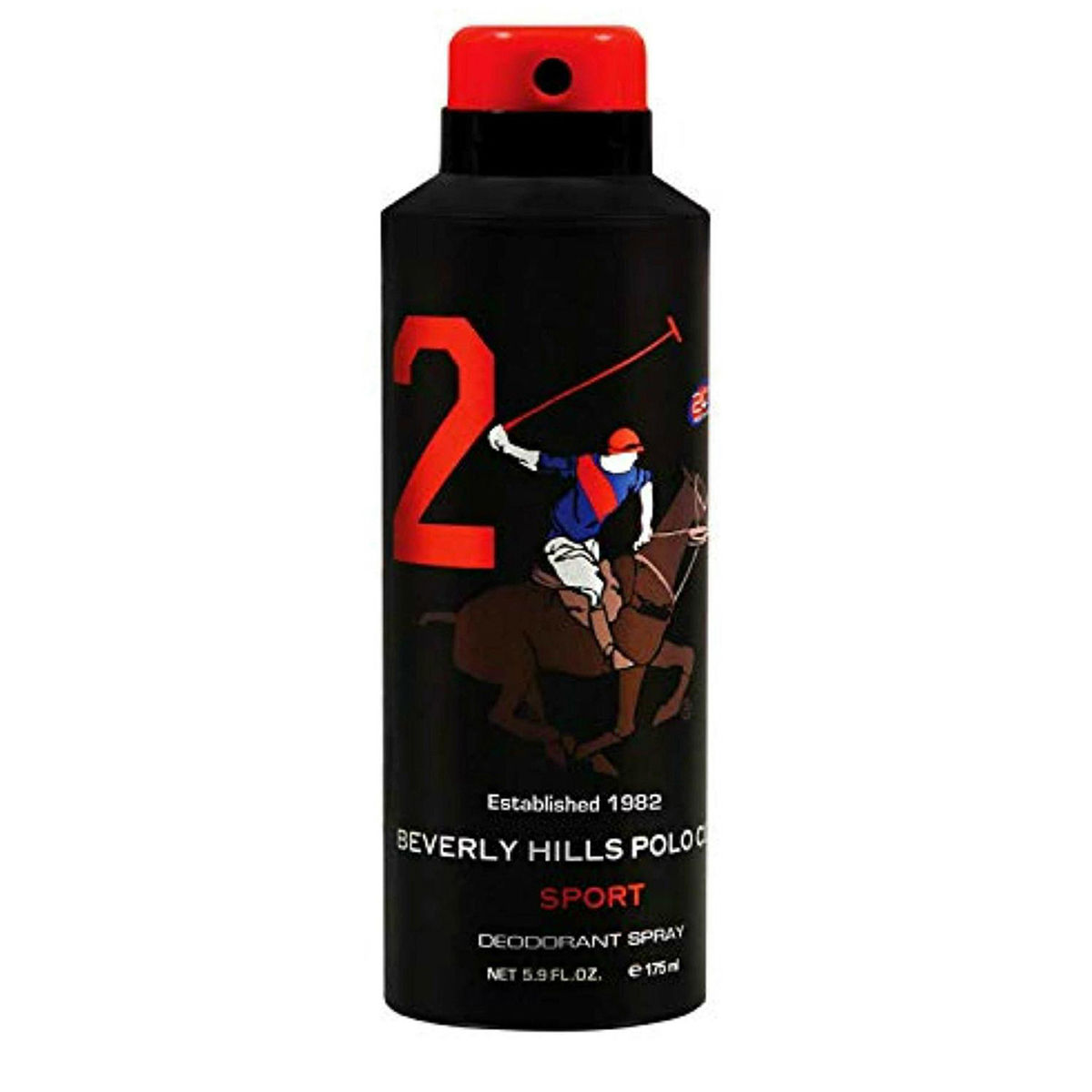 Buy Beverly Hills Polo Club Sport Number Two Deodorant Body Spray For Men, 175 ml Online
