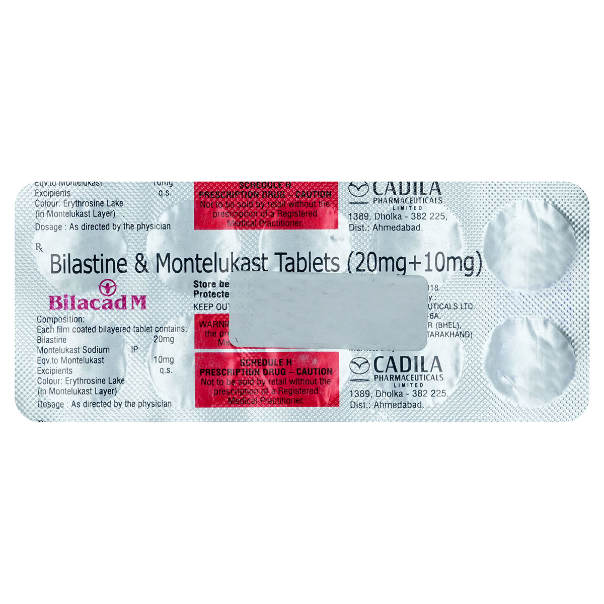 Buy Bilacad M Tablet 10's Online