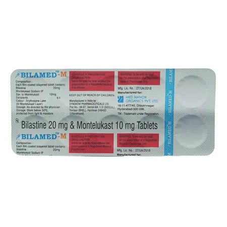 Bilamed M Tablet 10's