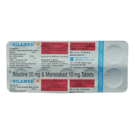 Bilamed M Tablet 10's