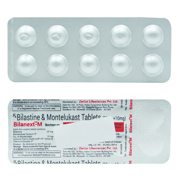 Bilanext-M Tablet 10's, Pack of 10 TabletS