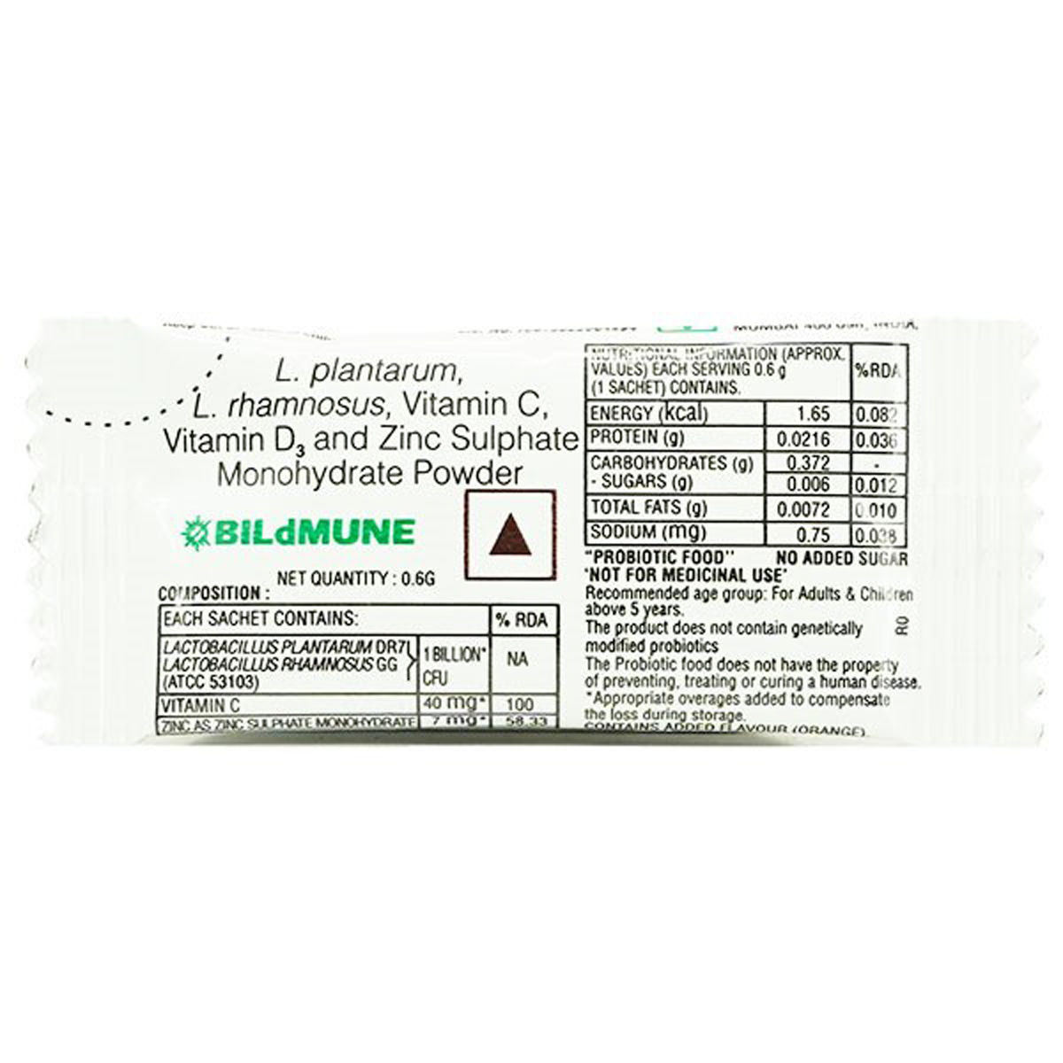 Buy Bildmune Sachet 0.6 gm Online