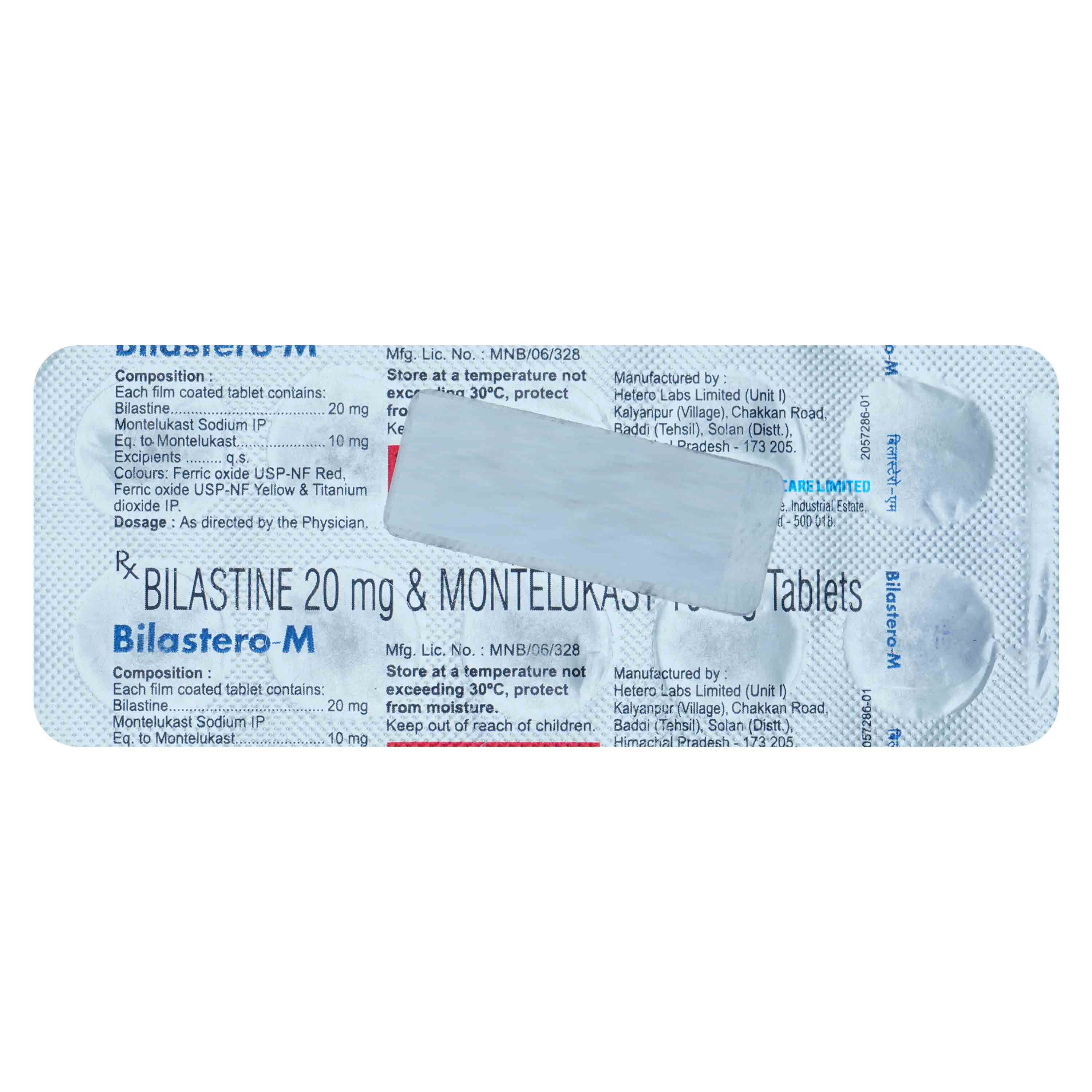 Bilastero-M Tablet 10's, Pack of 10 TABLETS Bilastero-M Tablet 10's, Pack of 10 TABLETS
