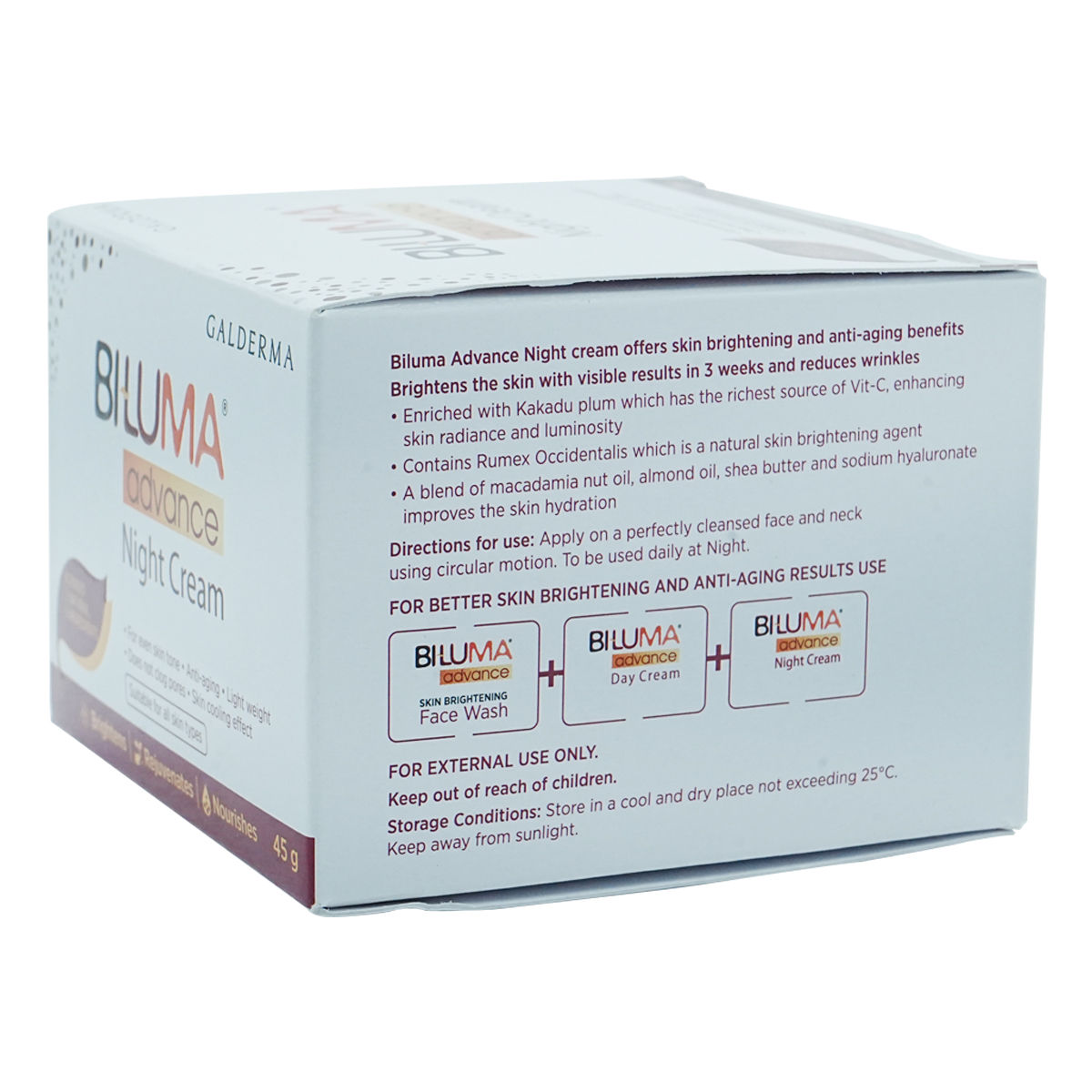 Biluma Advance Night Cream 45 gm Price, Uses, Side Effects, Composition ...