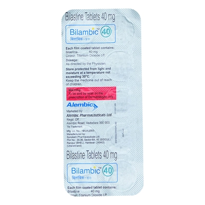 Bilambic 40 Tablet 10's, Pack of 10 TabletS