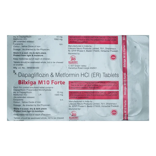 Bilxiga M10 Forte Tablet 10's