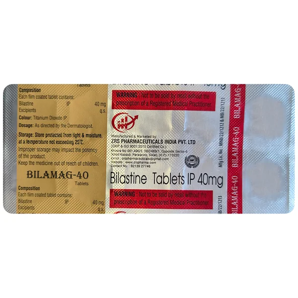 Bilamag-40 Tablet 10's