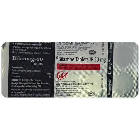 Bilamag-20 Tablet 10's