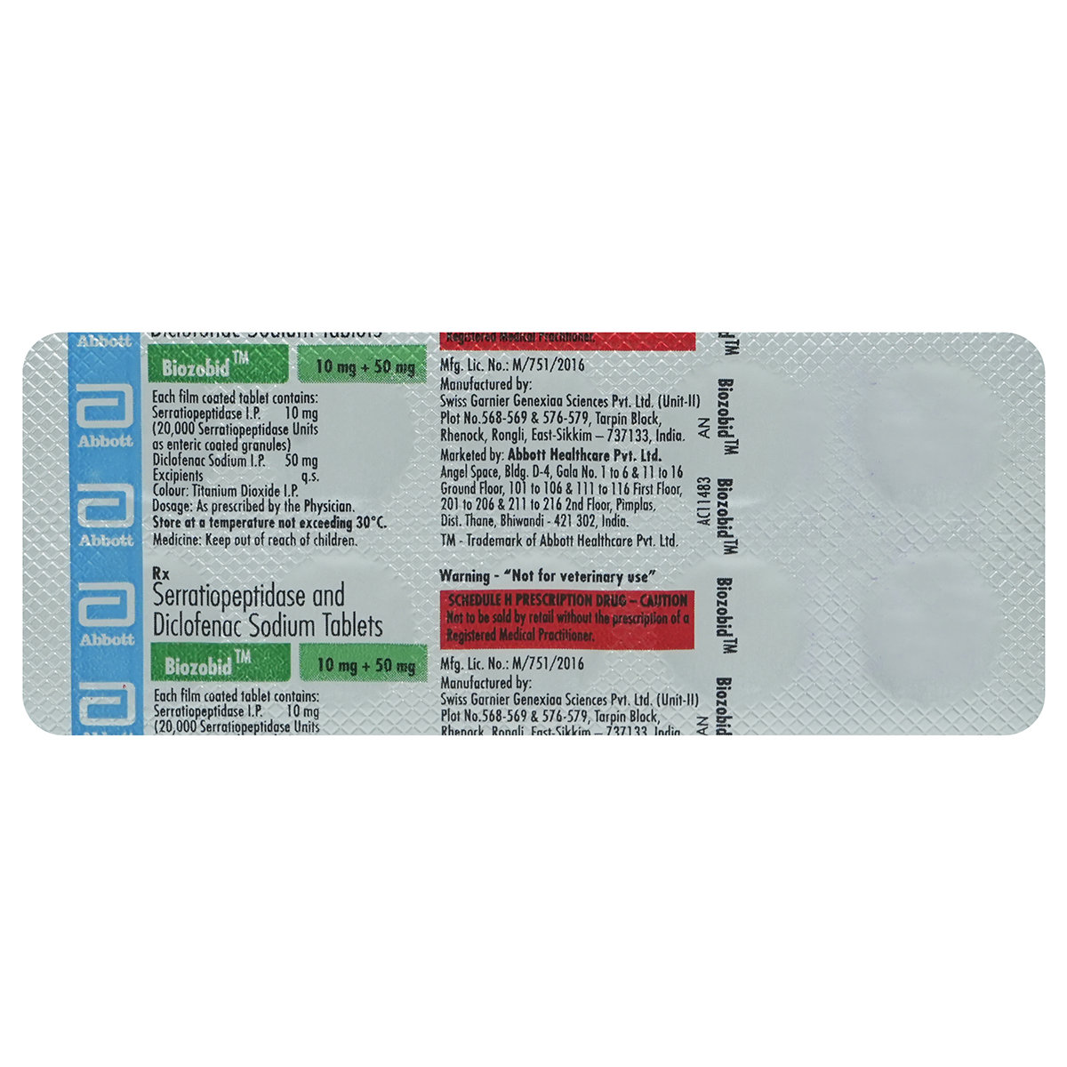Biozobid Tablet 10's, Pack of 10 TabletS Biozobid Tablet 10's, Pack of 10 TabletS