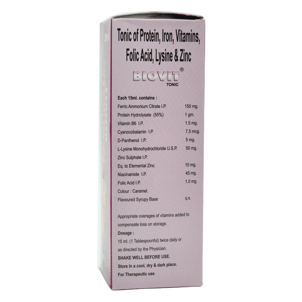 Biovit Syrup, 200 ml, Pack of 1 Biovit Syrup, 200 ml, Pack of 1