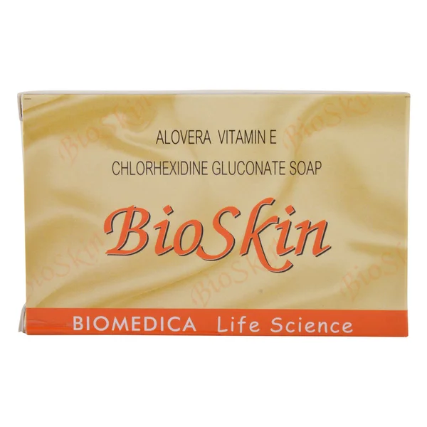 Bioskin Soap 75 gm | Aloe Vera, Vitamin E & Chlorhexidine Gluconate | Gentle Cleansing | For All Skin Type