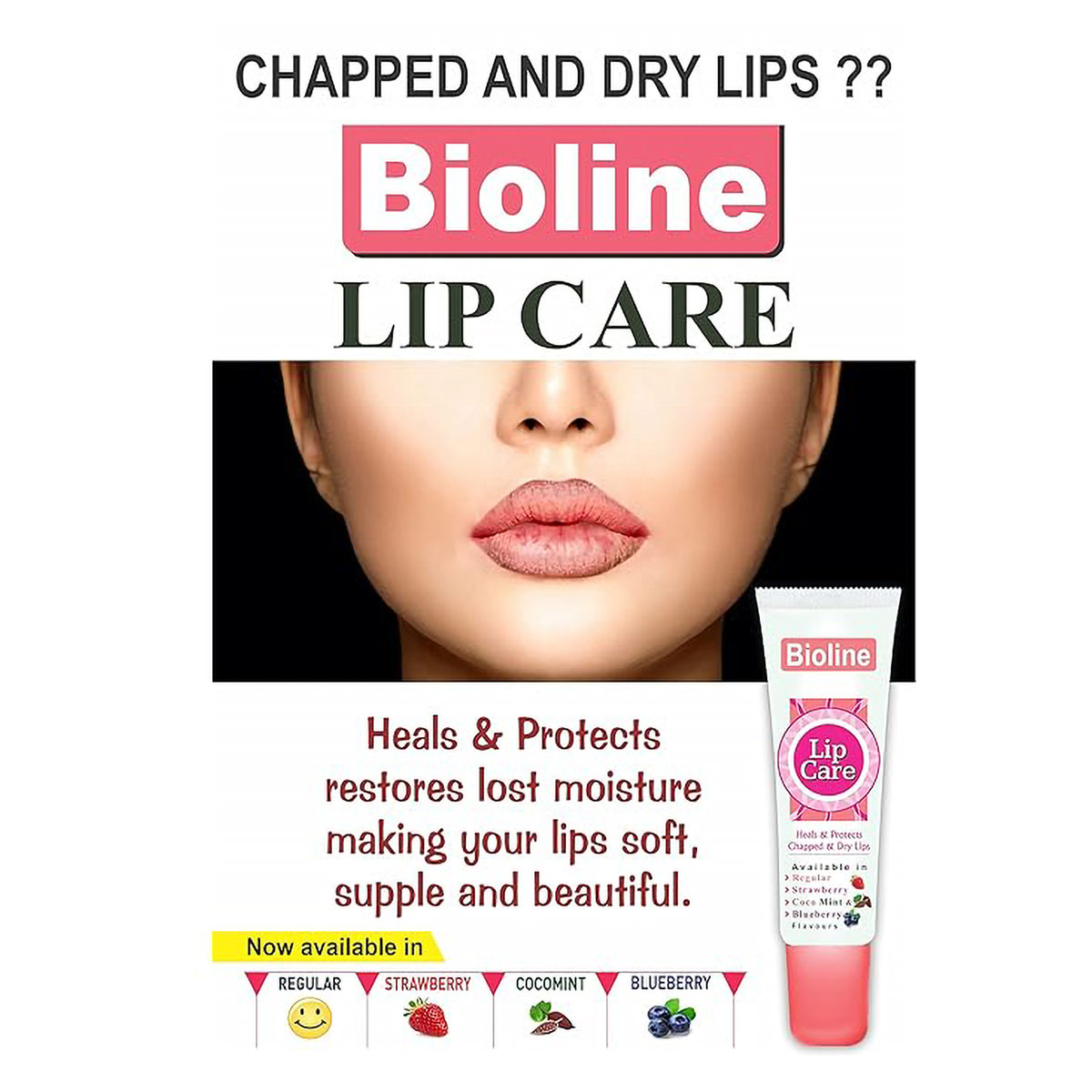 Bioline Lipcare 10 gm, Pack of 1 Bioline Lipcare 10 gm, Pack of 1