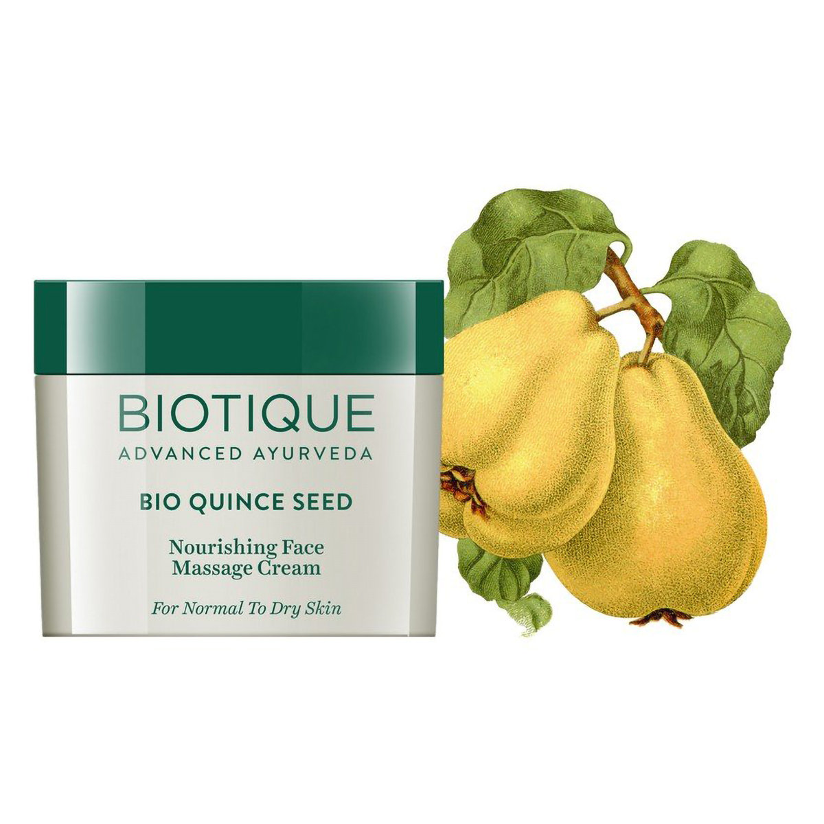 Biotique Quince Seed Nourishing Face Massage Cream, 50 gm, Pack of 1 Biotique Quince Seed Nourishing Face Massage Cream, 50 gm, Pack of 1