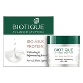Biotique Bio Milk Protein Whitening &amp; Rejuvenating Face Pack, 50 gm, Pack of 1