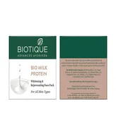 Biotique Bio Milk Protein Whitening &amp; Rejuvenating Face Pack, 50 gm, Pack of 1