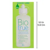 Bio True Multi-Purpose Solution 120 ml | Multi Purposes Contact Solution | For Soft Contact lenses, Pack of 1