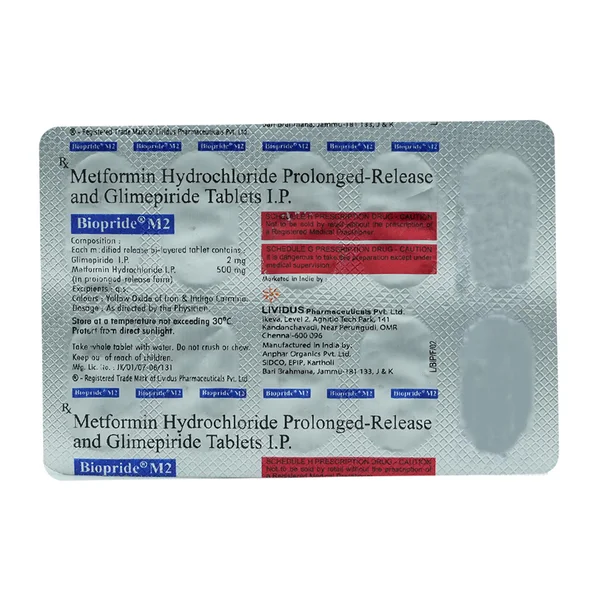 Biopride M2 Tablet 10's