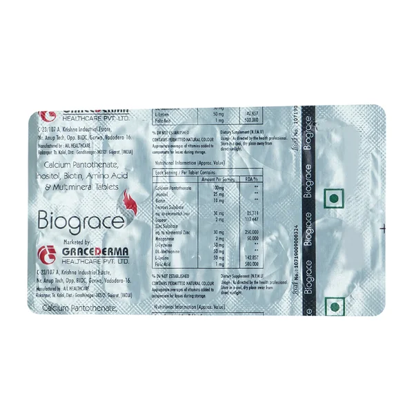 Biograce Tablet 10's
