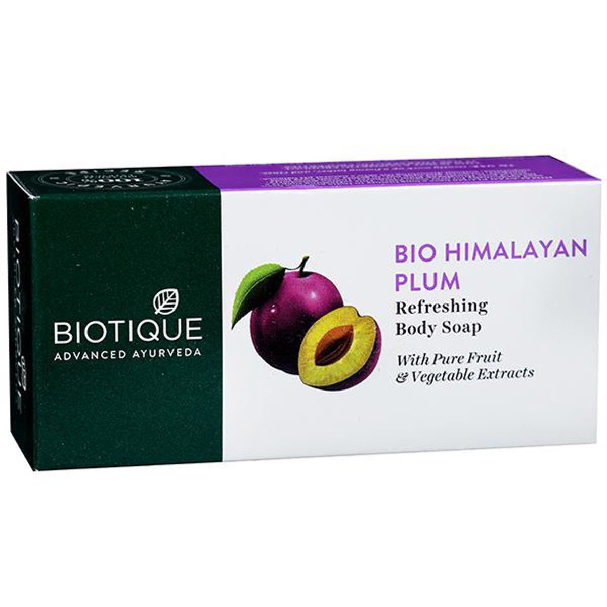 Biotique Bio Himalayan Plum Refreshing Body Soap 150 gm | With Pure Fruits & Vegetable Extract | Deeply Cleanses | Gives Refreshing & Nourishing Skin | For All Skin Type, Pack of 1 Biotique Bio Himalayan Plum Refreshing Body Soap 150 gm | With Pure Fruits & Vegetable Extract | Deeply Cleanses | Gives Refreshing & Nourishing Skin | For All Skin Type, Pack of 1