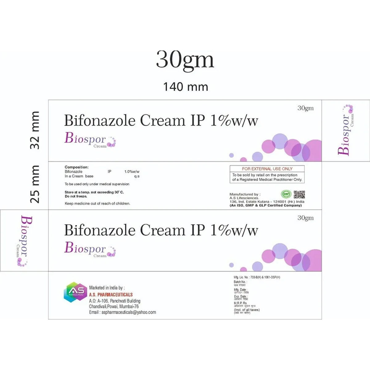 Buy Biospor Cream 30 gm Online